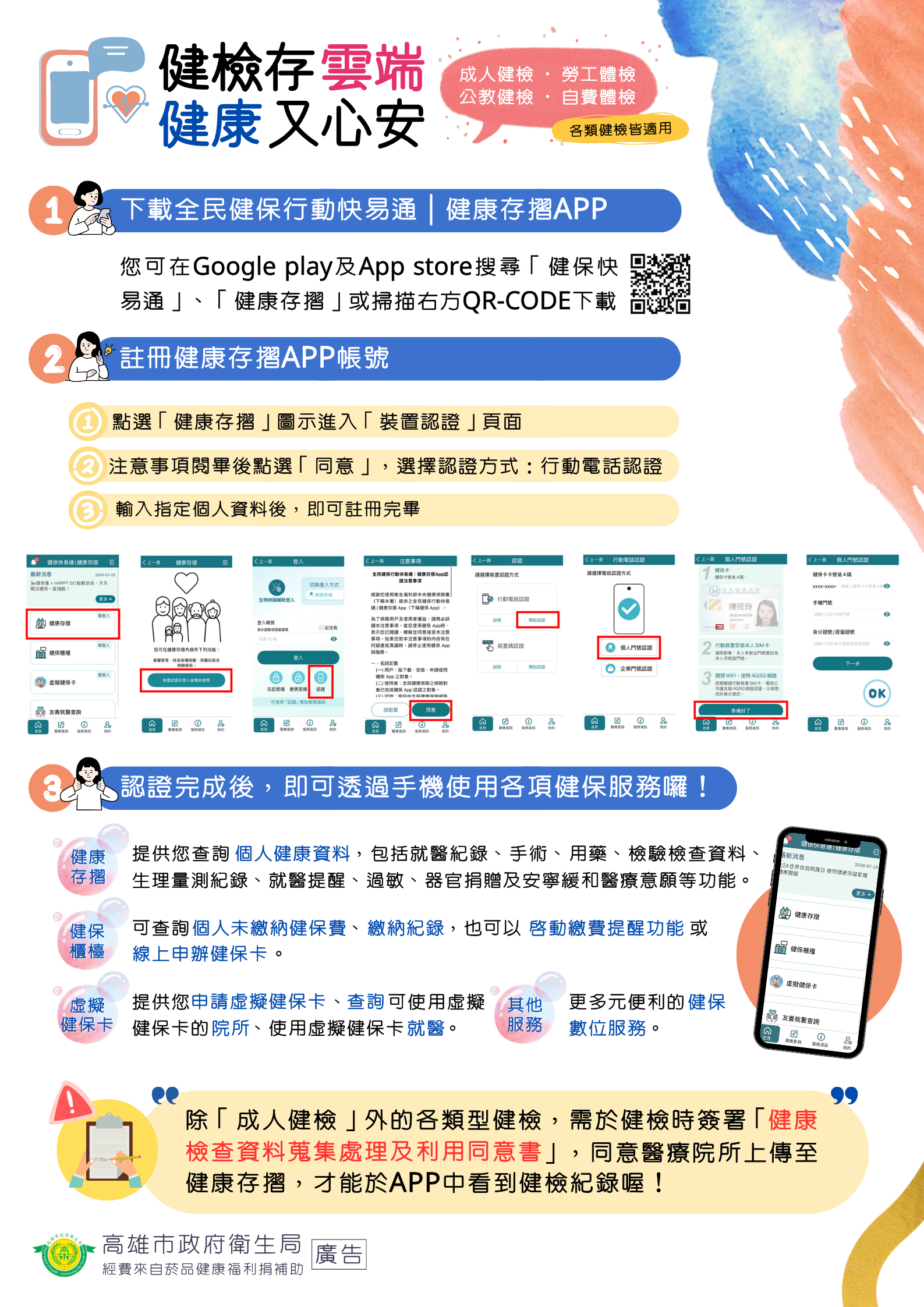 健檢存雲端健康又心安