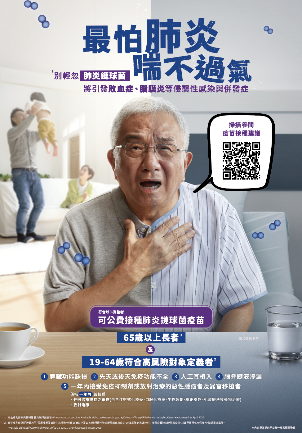 最怕肺炎喘不過氣!別輕乎肺炎鏈球菌!