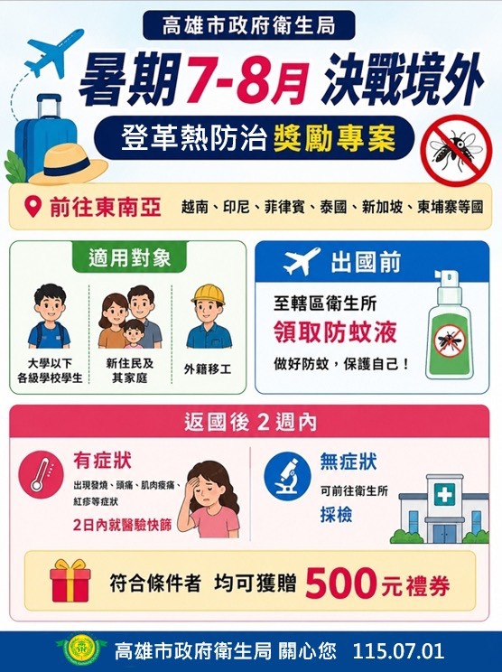 登革熱防治宣導圖片