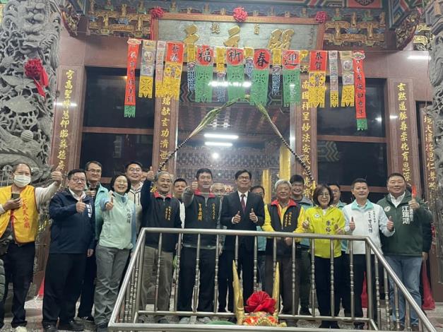 農曆初九天公生，市長陳其邁來到仁武天公廟參拜