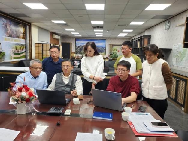 感謝民政局派駐高雄市災害防救辦公室鄭清億專員蒞臨本所，因應未來極...