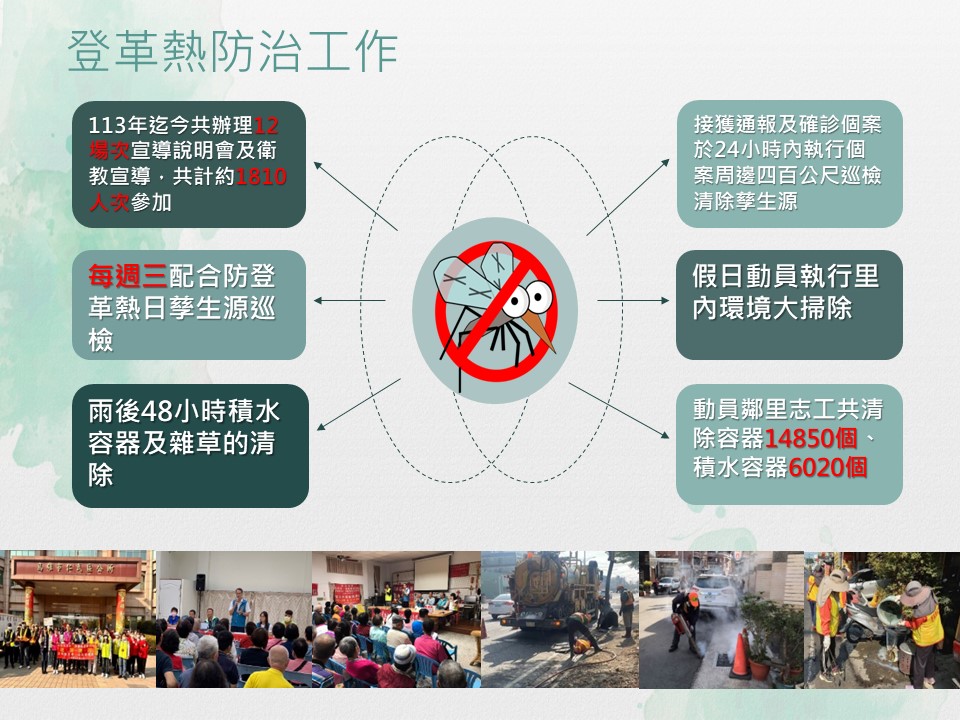 登革熱防治工作