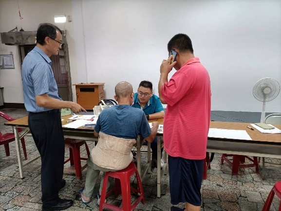  113年凱米颱風於本所及各里受理扶助申請