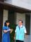 佛教正德電視台採訪人（左）詢問林區長詳細介紹金馬賓館活化與轉型
