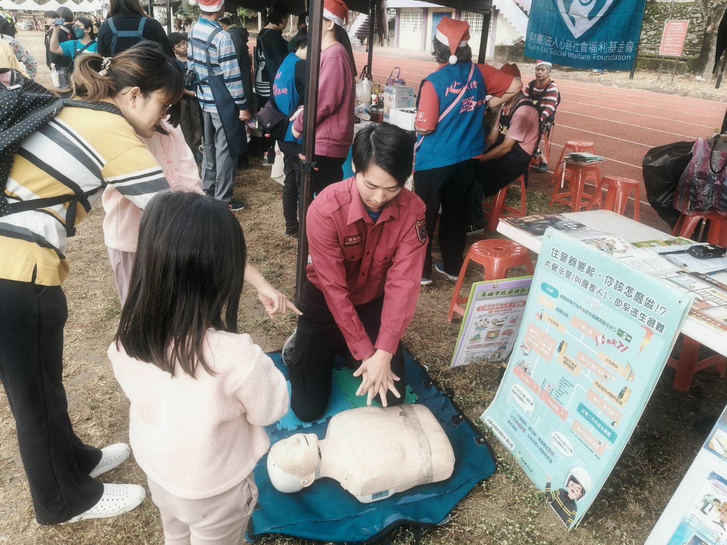寶來消防隊辦理嘎呼拉斯音樂節防火宣導