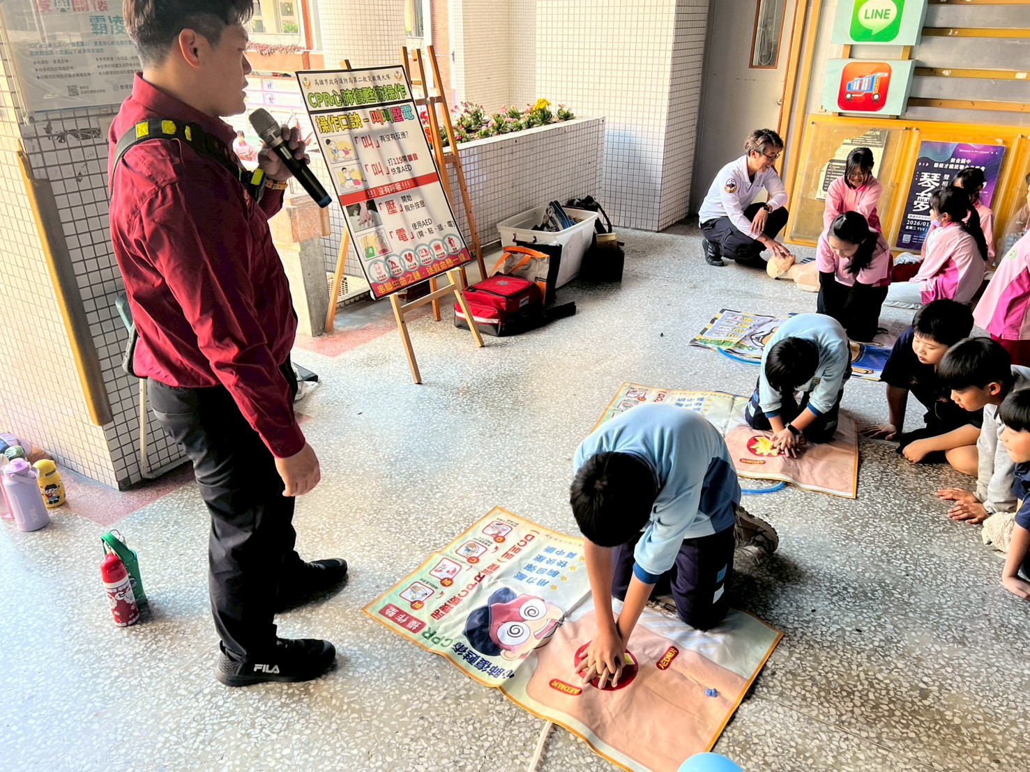 「消安HERO，校園行動」消防體驗活動熱鬧登場