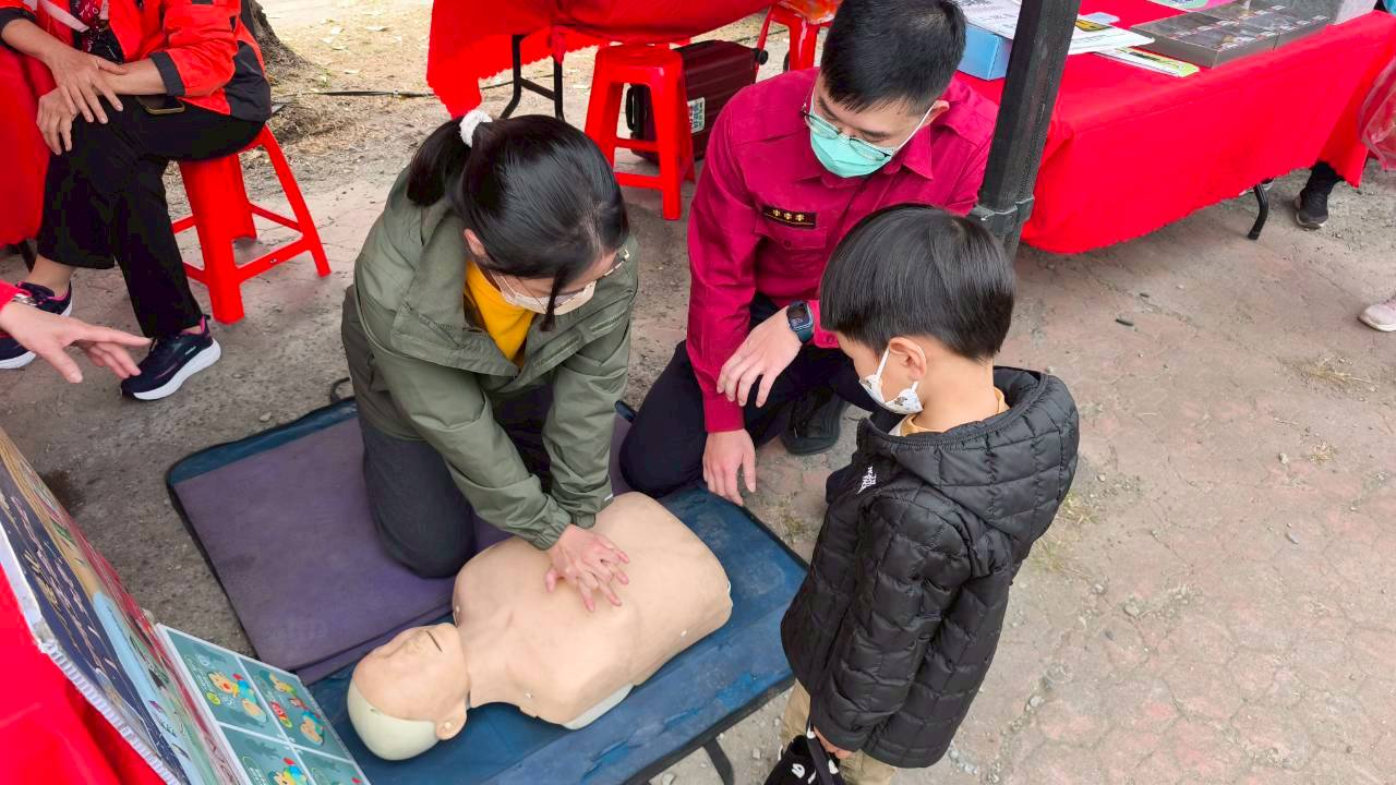 大社消防分隊結合大社三寶意象推廣活動　強化防災宣導守護社區安全