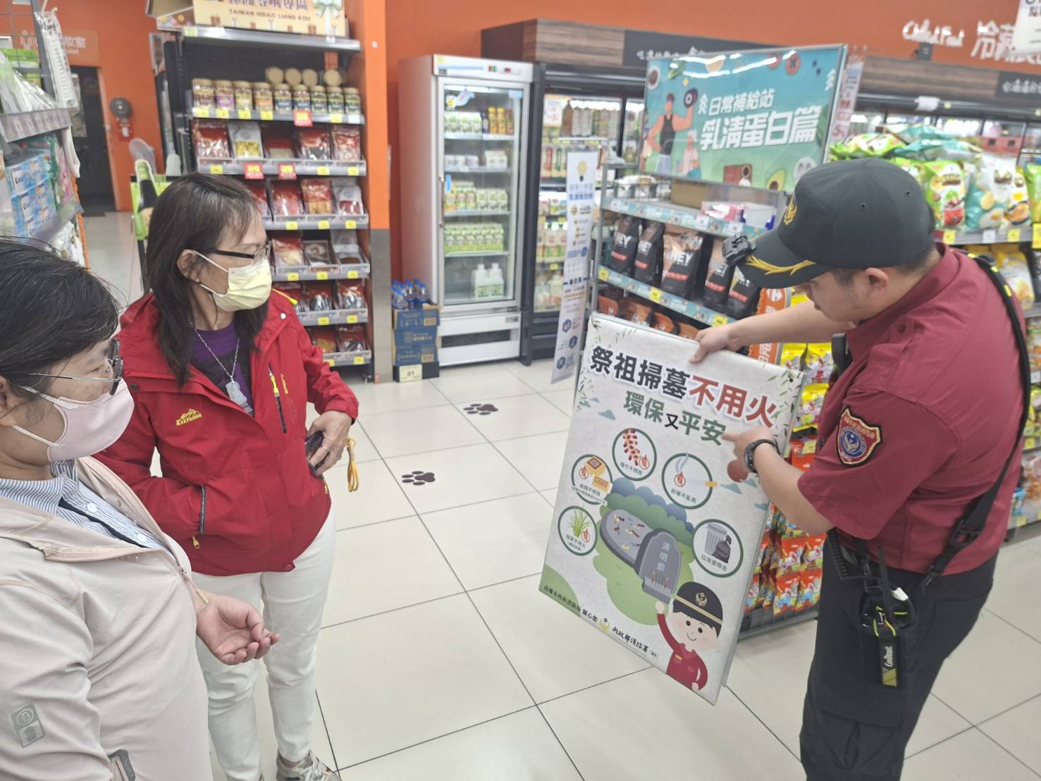 清明掃墓防火宣導啟動 鼎金消防分隊籲「不用火」守護城市安全