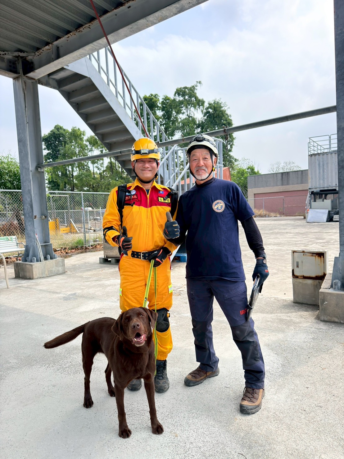 搜救犬國際評量在高雄  警義消齊創佳績大放異彩