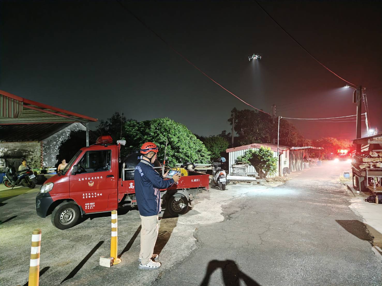 無人機搜救再建奇功，婦人跌落5米深溝獲救