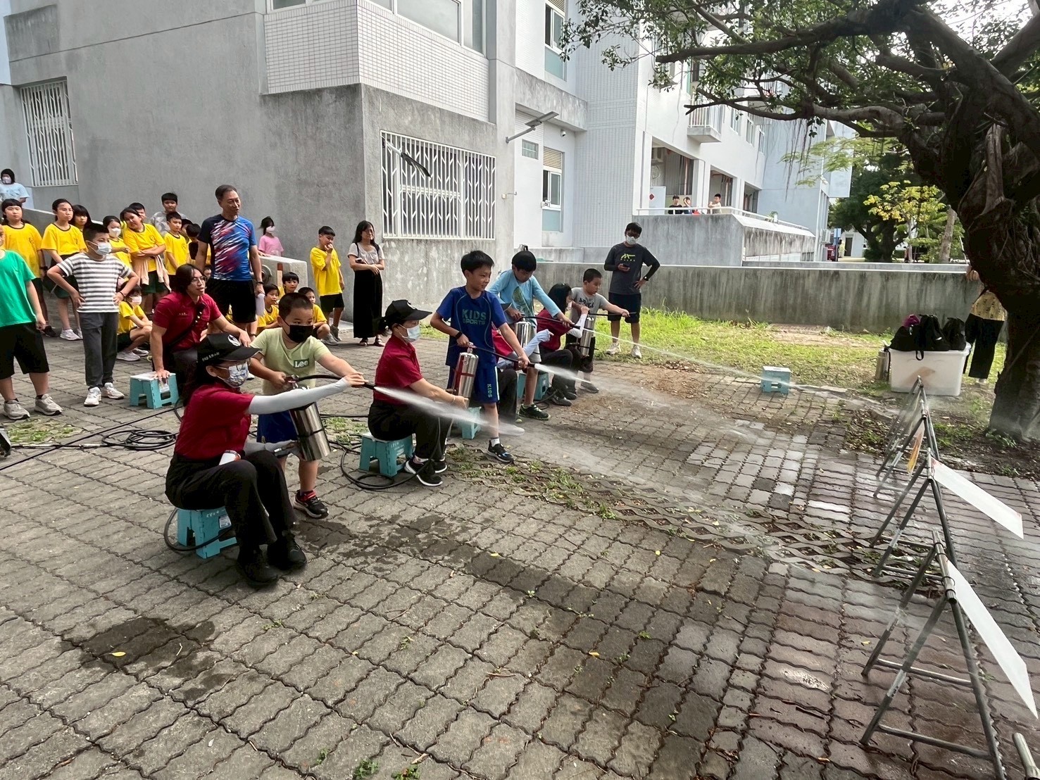 左營消防分隊於永清國小辦理消防體驗活動　提升學童防火防災意識