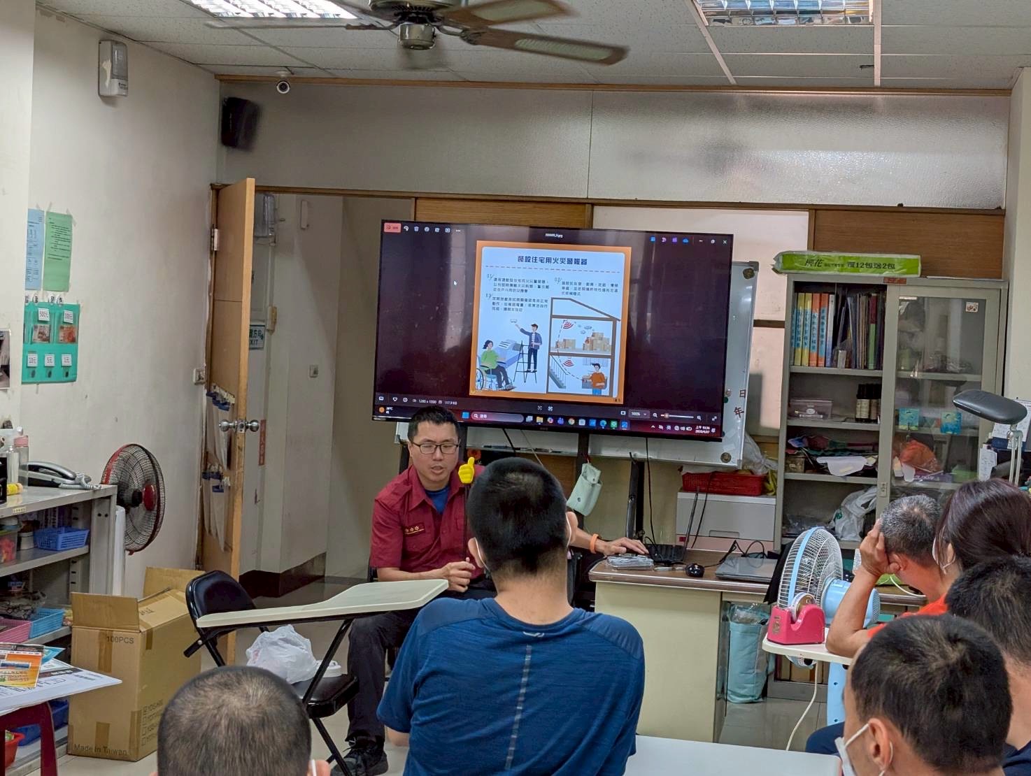 全民平等，鳳祥分隊深入社區活力站宣導消防知識