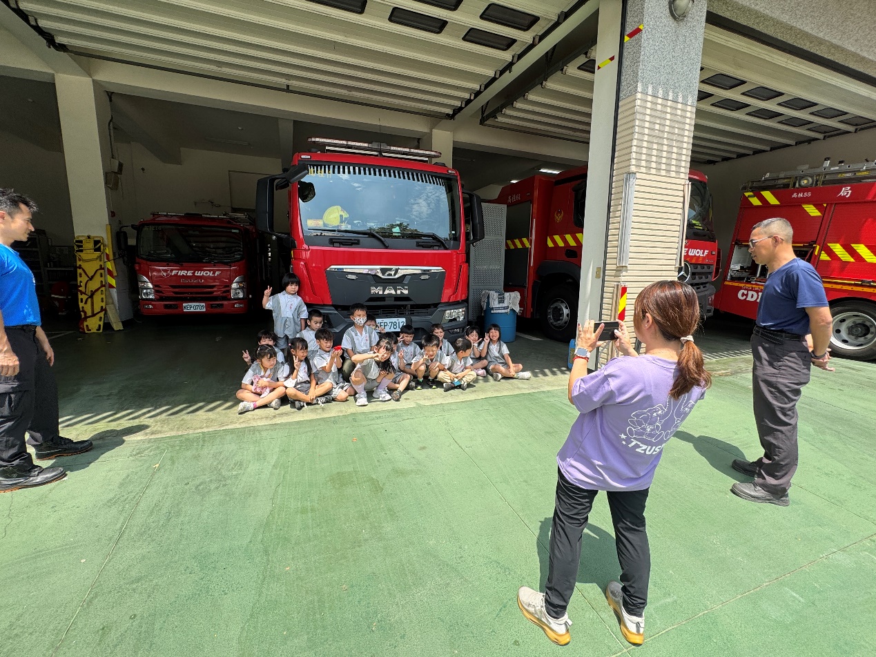 子信幼兒園參訪高桂消防分隊消防體驗活動