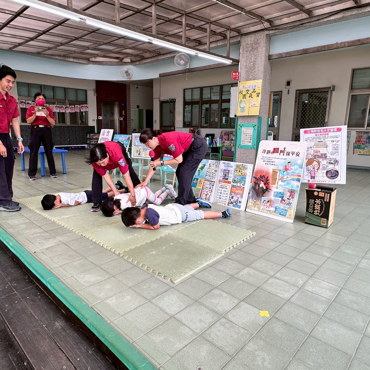 大寮幼兒園消防體驗