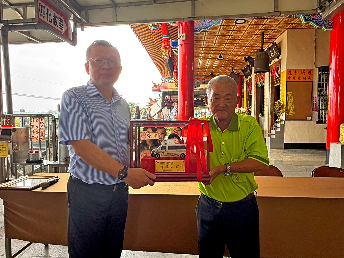 大南天福德祠善行不落人後 捐贈高規格救護車守護高雄田寮鄉親