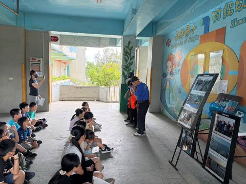 鳳林國小消防體驗卡活動，防災教育向下紮根
