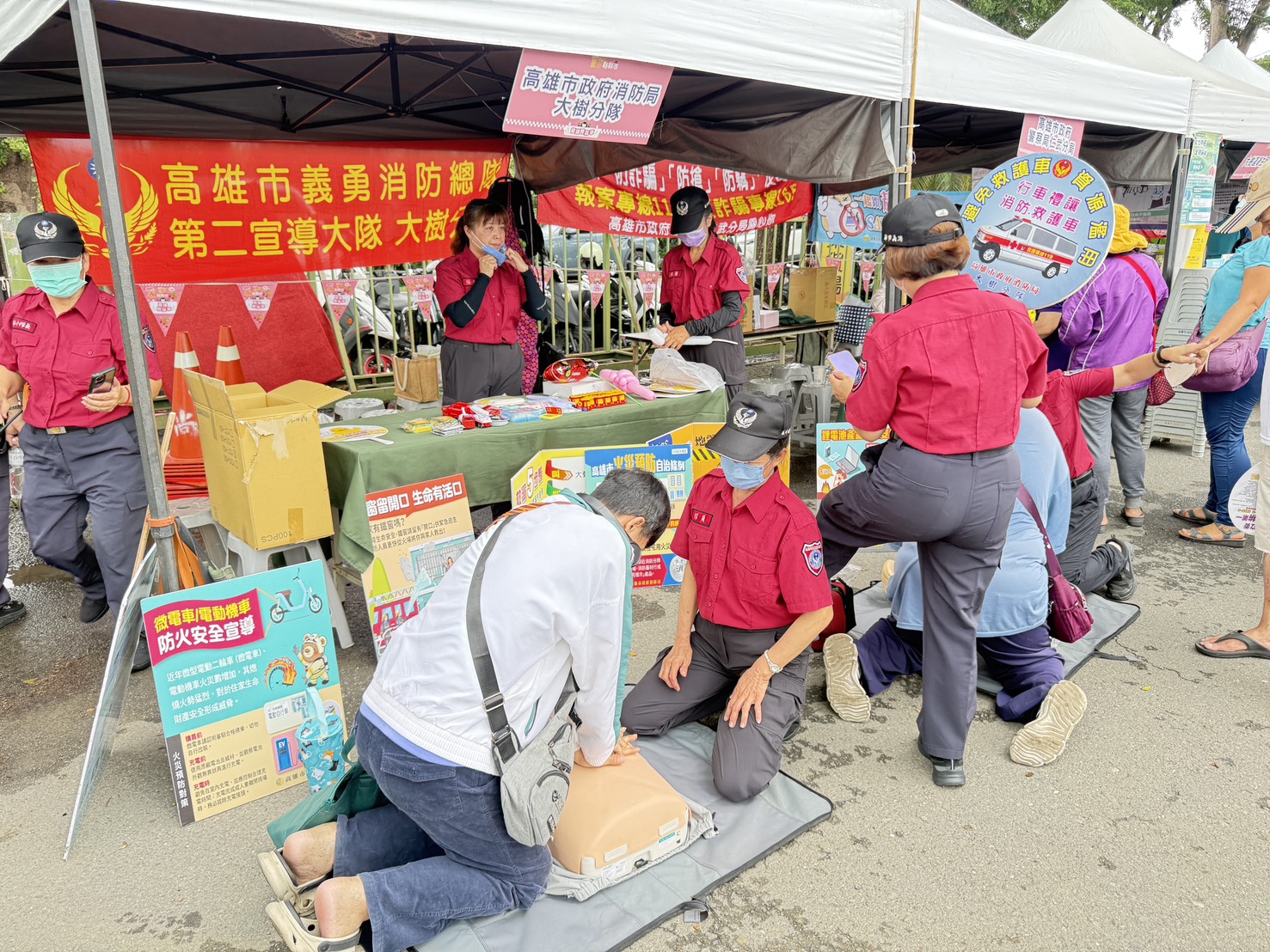 大樹鳳荔季熱鬧登場  消防宣導提升全民防災力