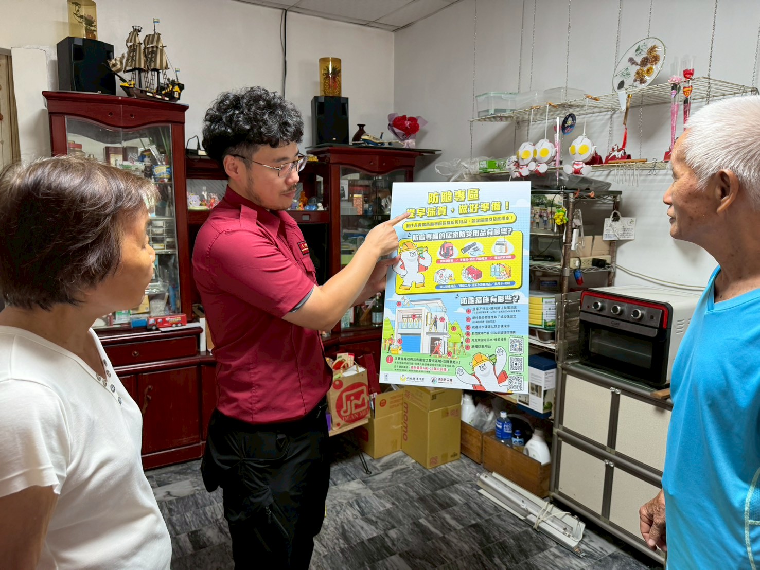 迎戰巴威作伙來！後勁分隊雙管齊下：幫您把關「防災專區」、深入「轄區鄰里」貼心提醒鄉親做準備！