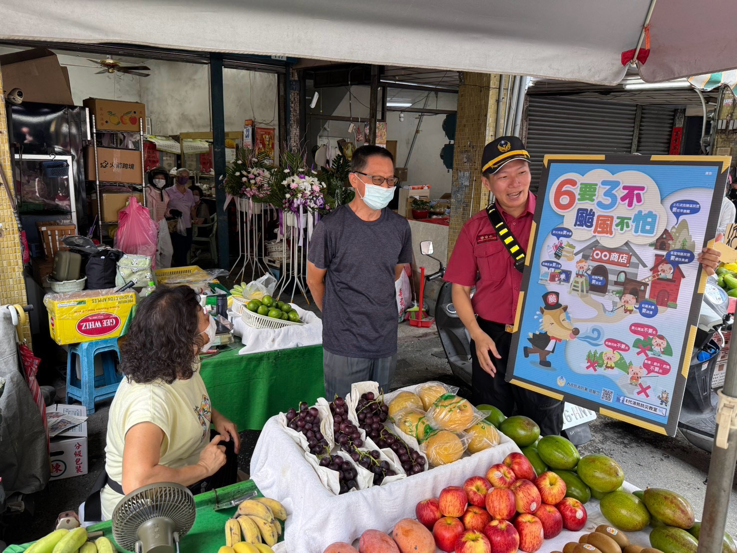 紅霞颱風逼近！大昌消防隊啟動賣場防災專區巡檢 籲南部市民嚴防豪大雨