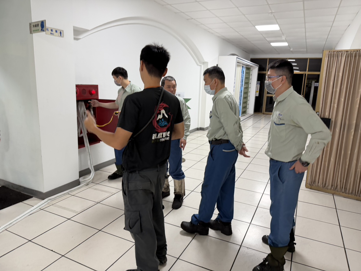 強化企業防火韌性！大林分隊深入盛餘鋼鐵開辦防災宣導與演練