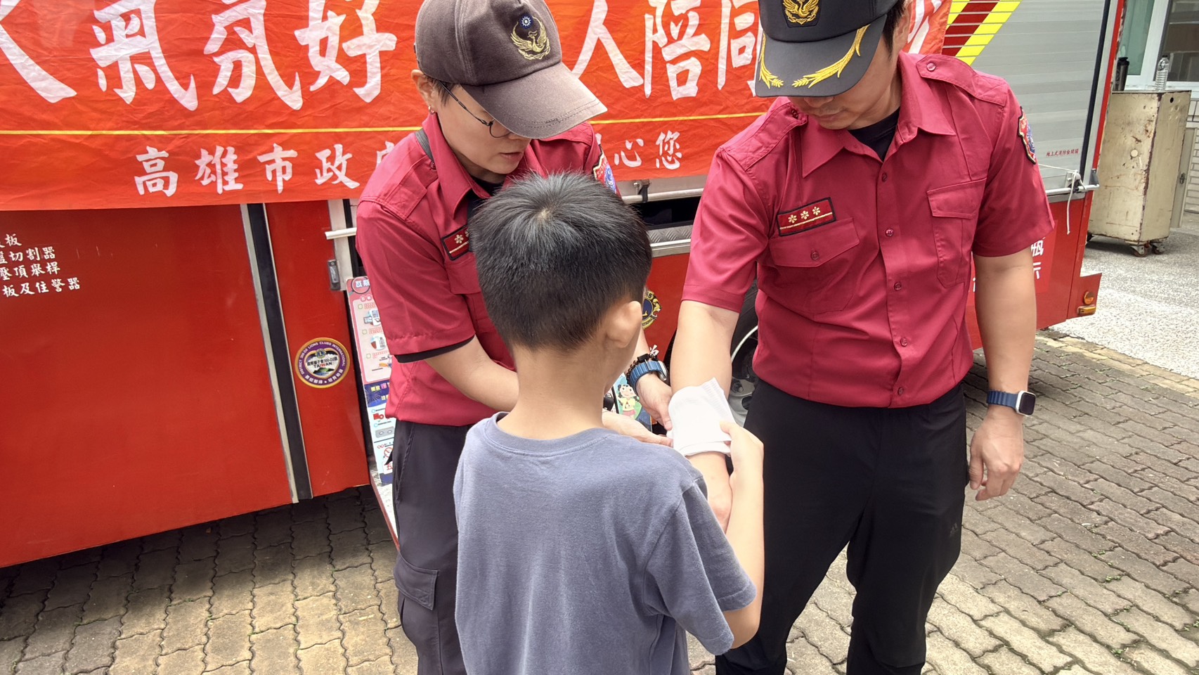 提升學童防災應變力 杉林消防隊前進新庄國小辦體驗活動