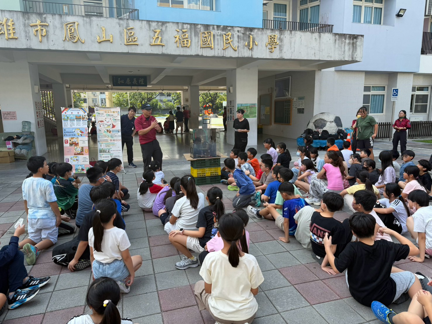  防火教育從小扎根，五福國小消防宣導