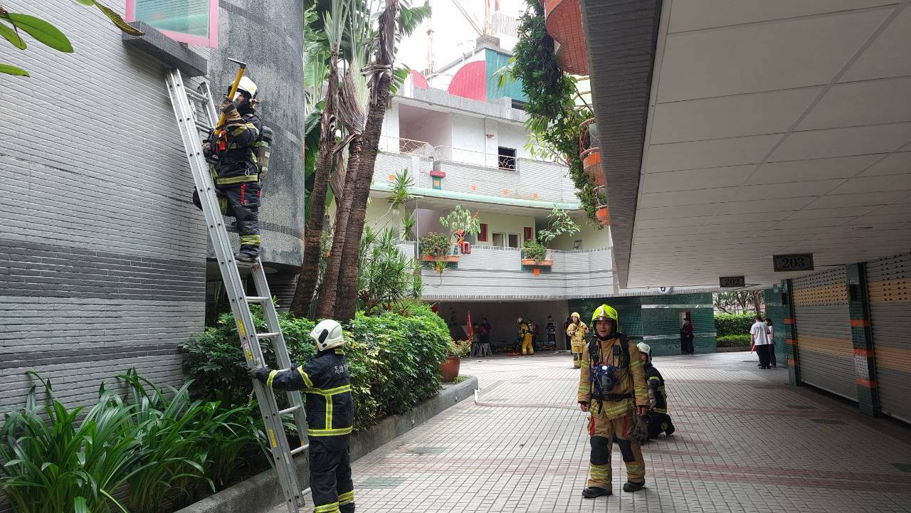 強化聯合救災能力、楠梓區Motel搶救演練！