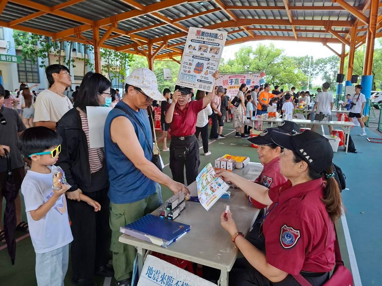 寓教於樂推廣防災 美濃消防隊至「Hakka親子嘉年華」設攤宣導宣導居家安全