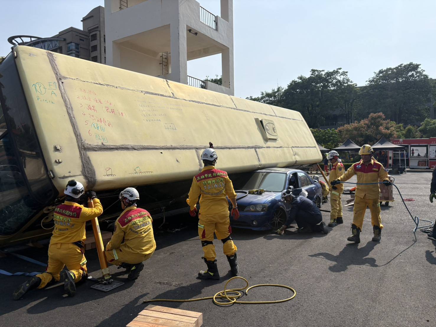 全國首辦重型救援訓練證照班　強化大型車禍救援專業能力