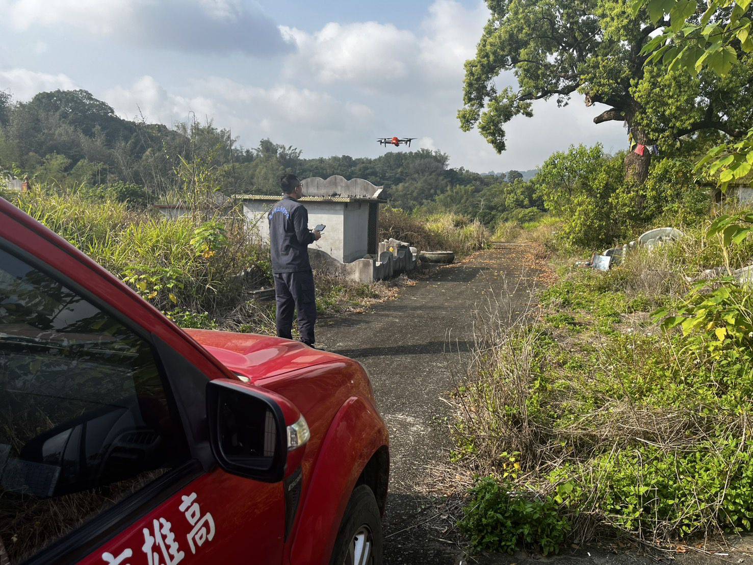 科技助力防火 守護先人安寧  甲仙消防強化火警防範作為