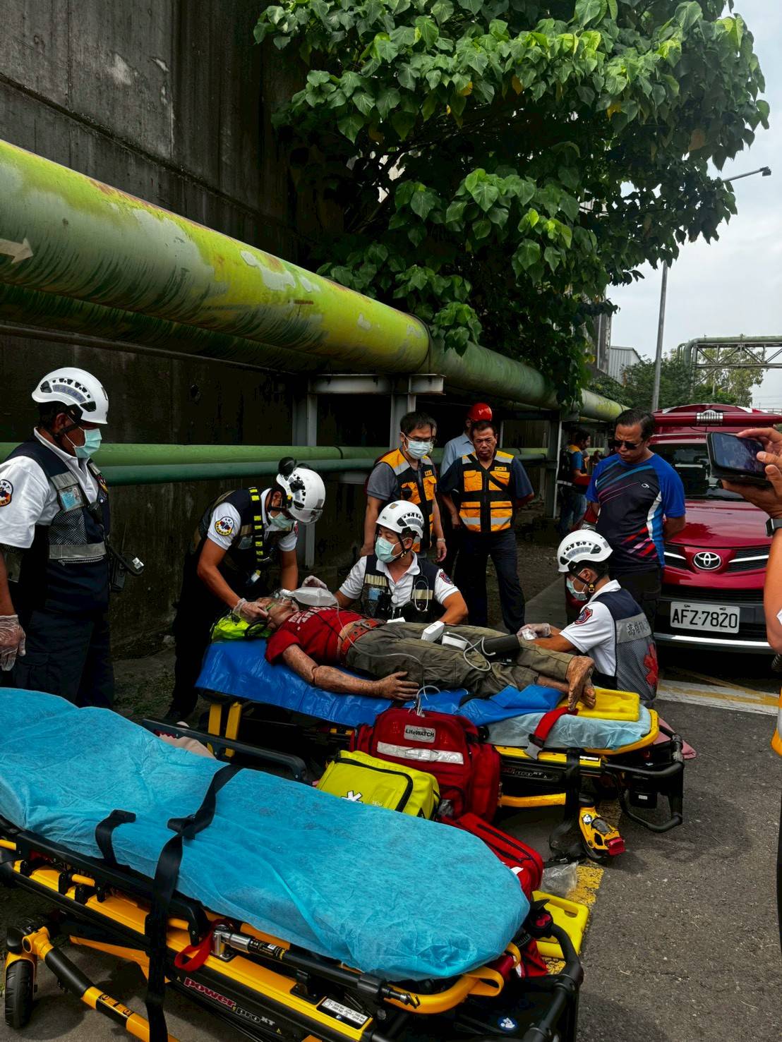 高市中鋼鋁業股份有限公司救災演練 提升救災效能