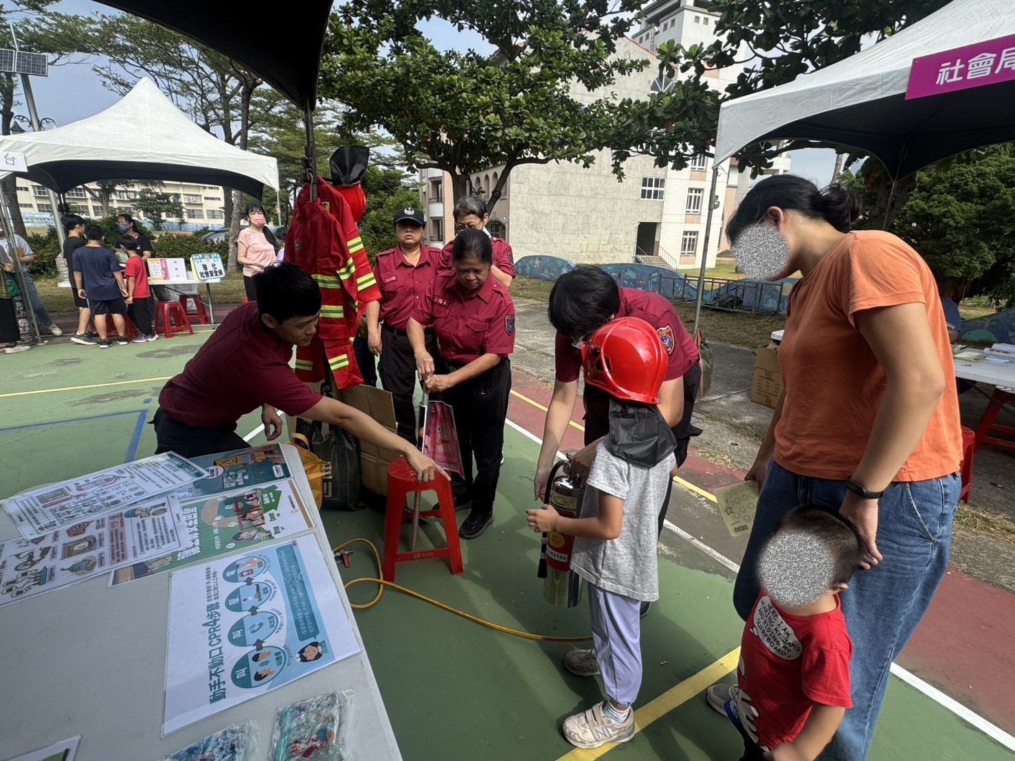 旗津社區家庭日防火宣導活動熱鬧登場，全民一起歡樂學防火！
