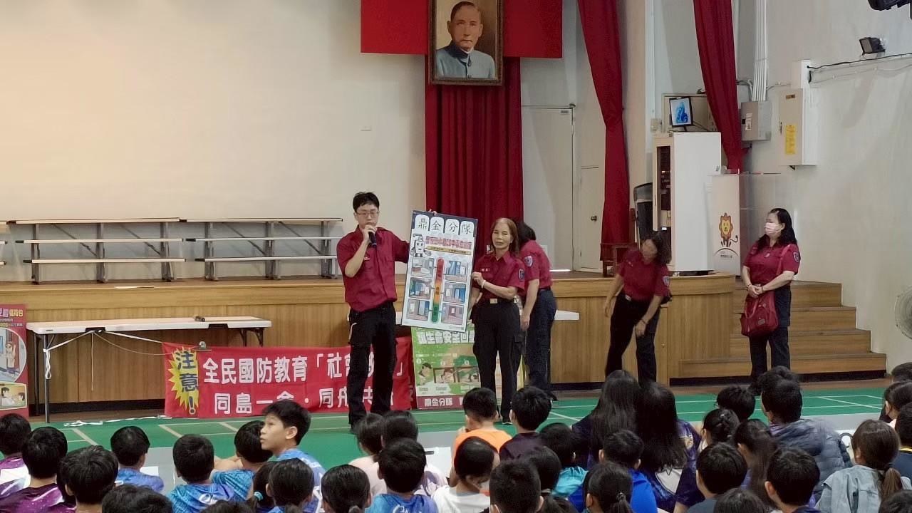 鼎金深入校園扎根防災教育，強化一氧化碳中毒預防觀念