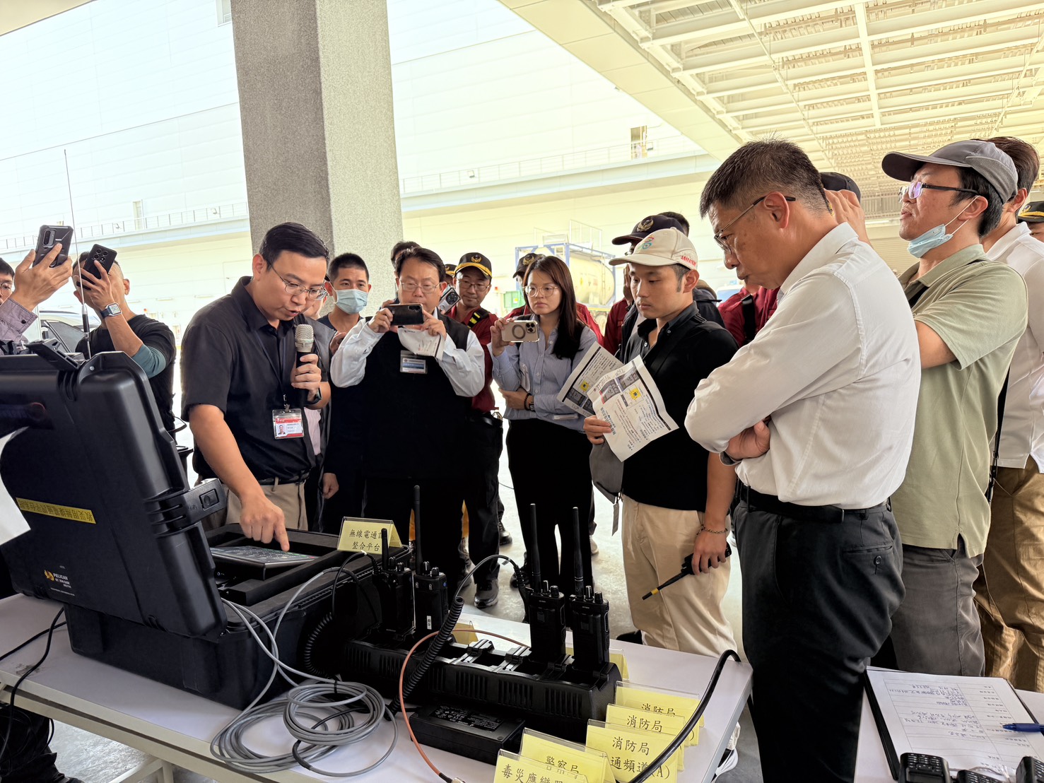 全台首度採用「無線電通訊整合平台」突破高科技廠區 救災通訊瓶頸