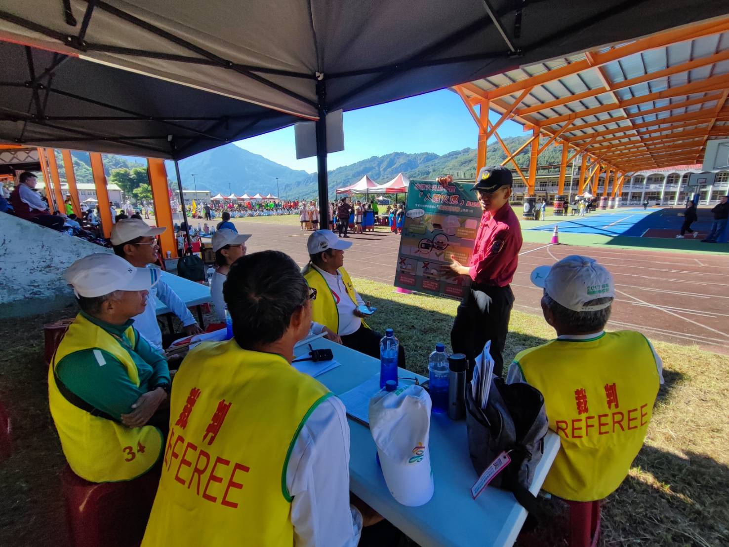 那瑪夏消防隊攜手校園 四校聯合運動會增添「火」力防護