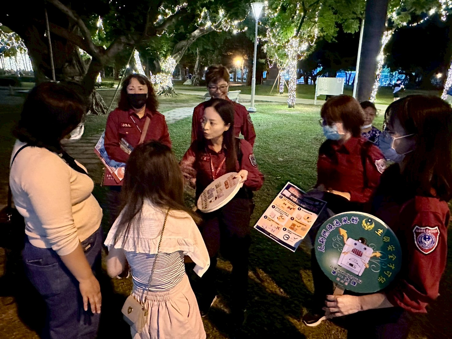 前金分隊啟動冬季防火宣導 結合夜間活動強化用火用電安全意識