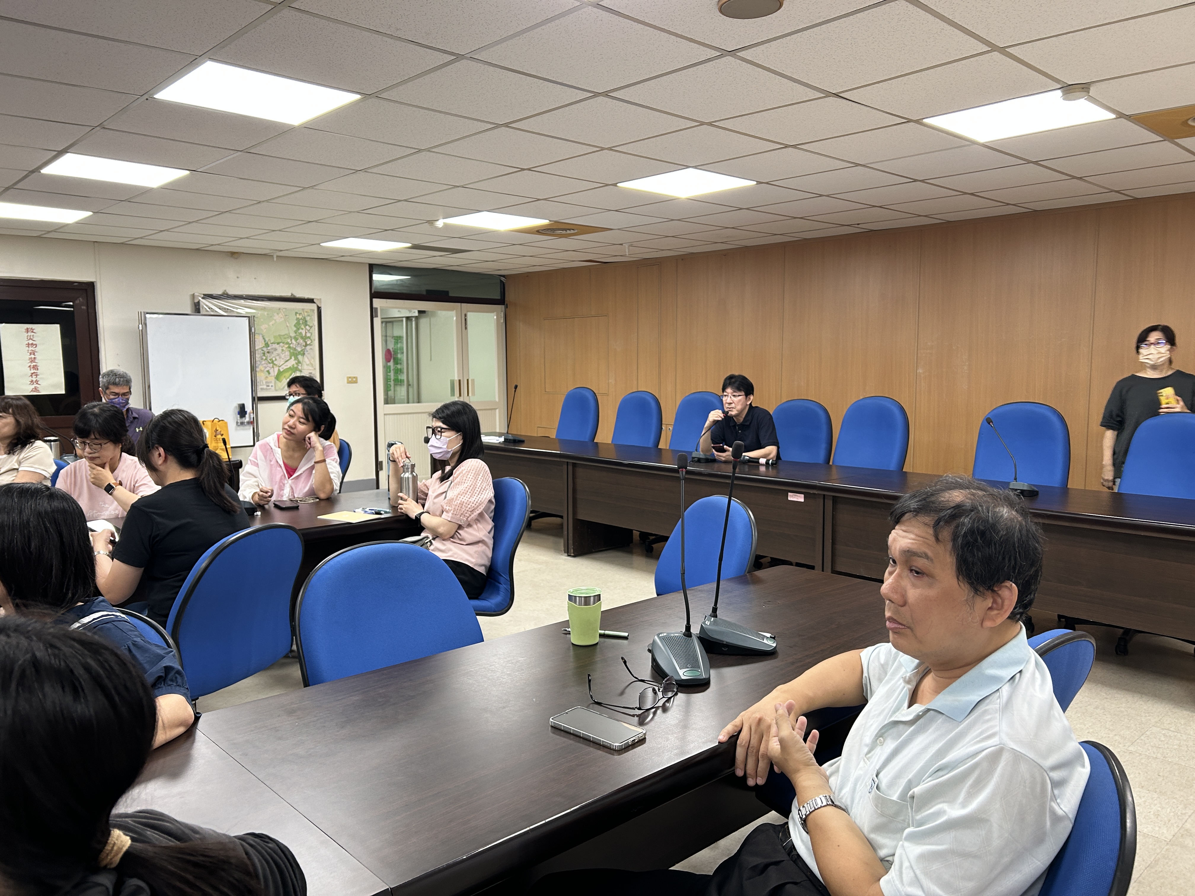 國家防災日地震掩護演練