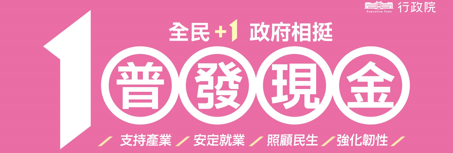 「全民+1政府相挺」普發現金網站