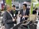圖說2、廖泰翔局長與亞灣創新生態系及NVIDIA Inception合作新創團隊「巴涼科技」、「赫侖」及「摩絡人工智慧」交流，了解AI技術應用與未來市場拓展機會