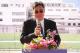 圖3：高雄市經發局副局長林廖嘉宏於致詞時表示，橋頭科學園區目前已有半導體、電動車、航太、資通信及精準健康等產業指標業者持續進駐，預估未來將帶動年產值1,800億元，創造1.1萬個就業機會