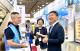 圖三：高雄市政府海洋局局長石慶豐與高雄海味業者交流互動