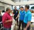 圖5 石慶豐局長和岡山魚市場總經理沈益平與攤商互動
