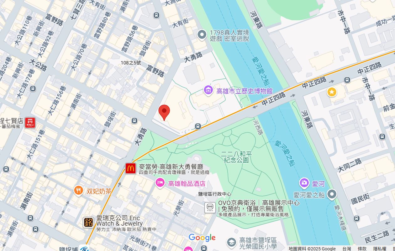 訓練就業中心位置圖