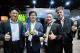 高雄市長陳其邁於NVIDIA GTC大會展區，參訪高雄重要投資夥伴鴻海展攤，鴻海積極布局AI伺服器與智慧製造，持續擴大在高雄研發能量，本次展出AI基礎設施、電動車及高雄智慧城市成果等應用