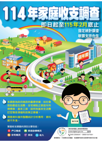 114年家庭收支調查