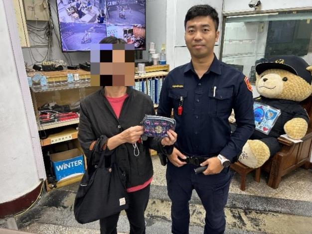 拜拜丟失錢包 成功警順利尋獲發還 
