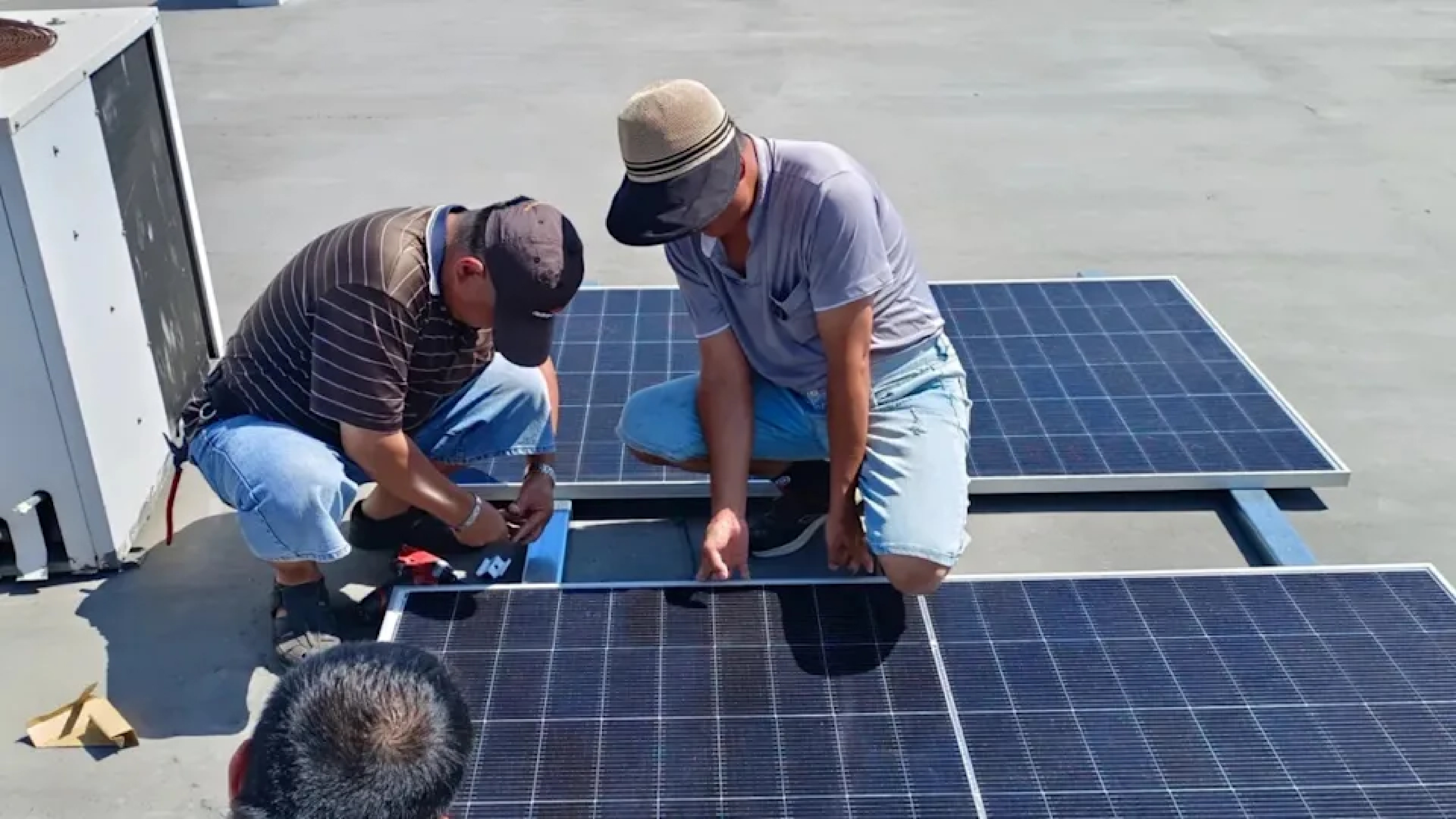 旗山大德社區-設置太陽能光電板（圖/高雄市政府環境保護局 提供）