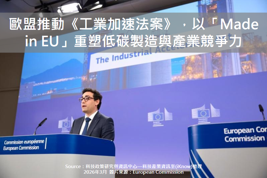 歐盟推動《工業加速法案》