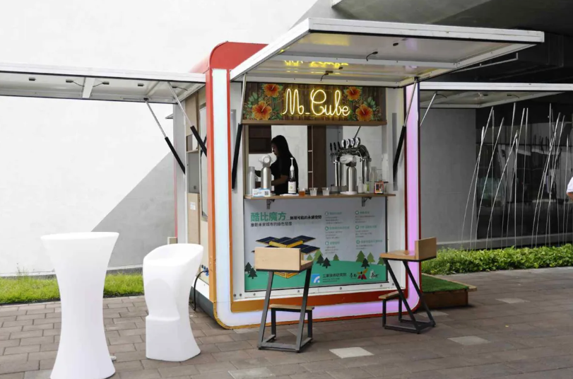 工研院應用E-Cube打造碳循環啤酒吧