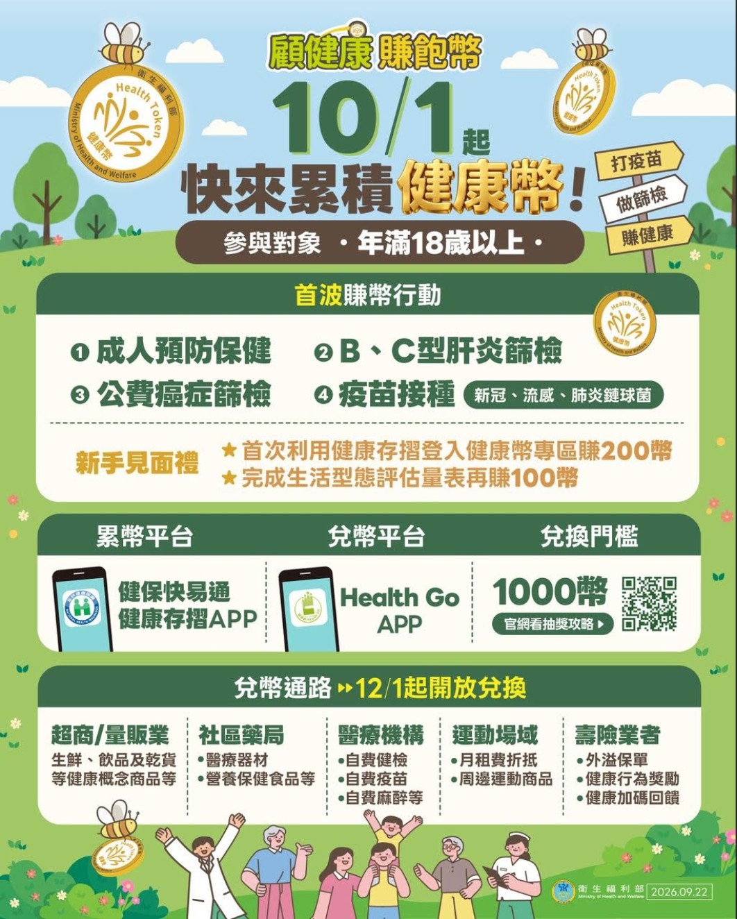 衛生福利部_健康幣海報素材